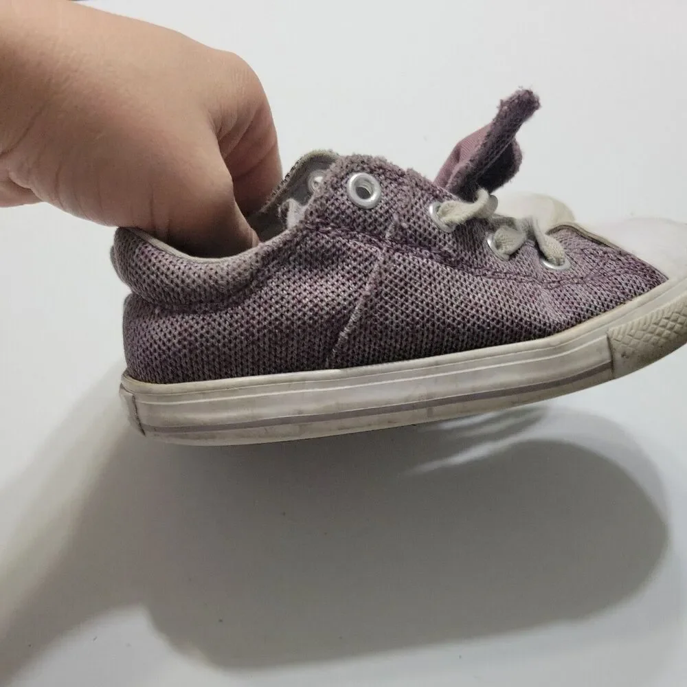 Converse Shoes Little Girls 10 Purple Chuck Taylor Star All‎ Star Sneakers Lace